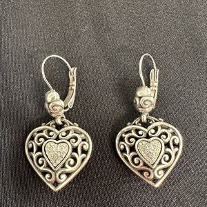 Brighton Reno Heart Earrings